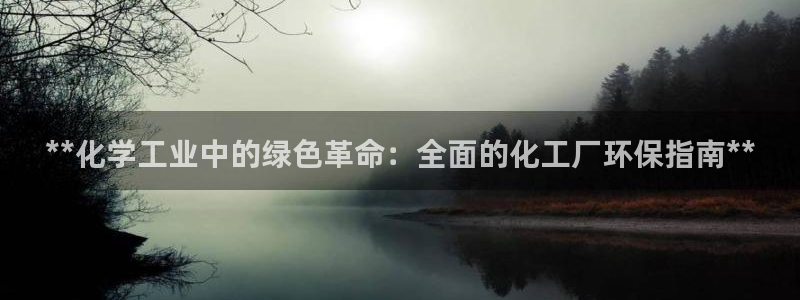 亿万先生客户端官网登录：**化学工业中的绿色革命：全面的化工厂环保指南**