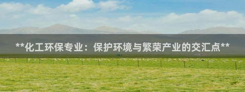 亿万先生网站：**化工环保专业：保护环境与繁荣产业的交汇点**