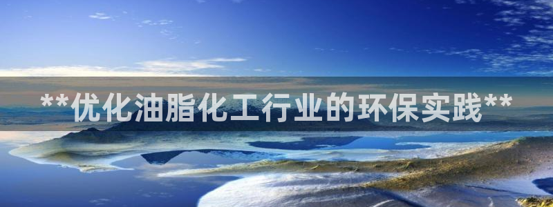 电影 亿万：**优化油脂化工行业的环保实践**