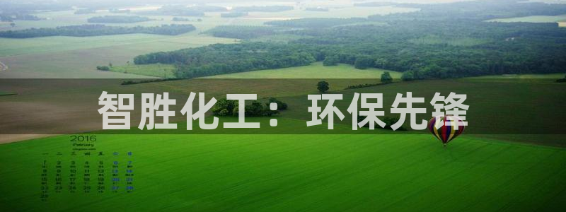亿万国际合法吗：智胜化工：环保先锋