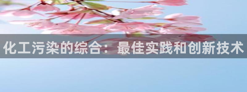 亿万国际合法吗：化工污染的综合：最佳实践和创新技术