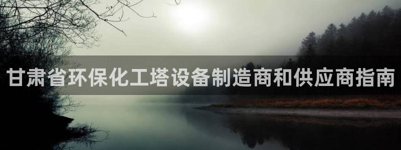 亿万手游平台官网入口：甘肃省环保化工塔设备制造商和供应商指南