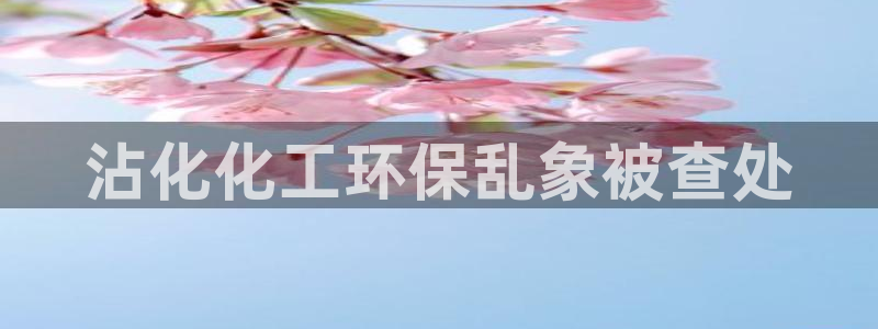 mr8001亿万先生：沾化化工环保乱象被查处