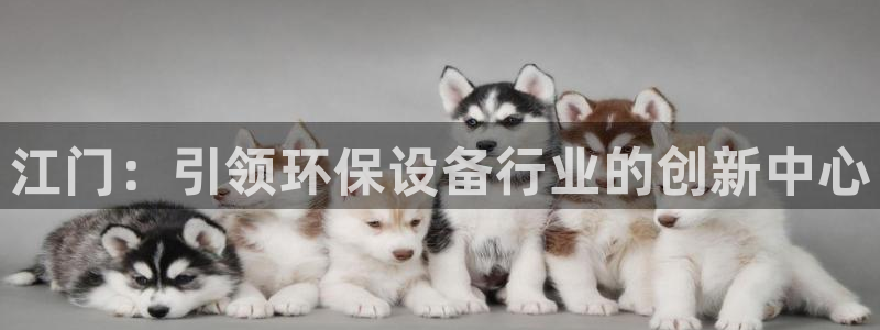 亿万剪辑：江门：引领环保设备行业的创新中心