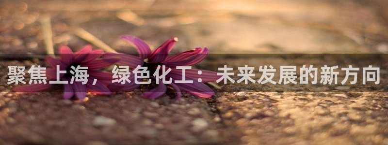亿万先生m007：聚焦上海，绿色化工：未来发展的新方向