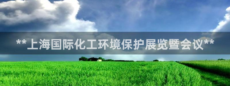 亿万第一季解说：**上海国际化工环境保护展览暨会议**
