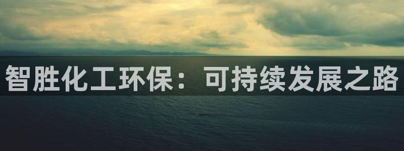 mr07亿万先生：智胜化工环保：可持续发展之路