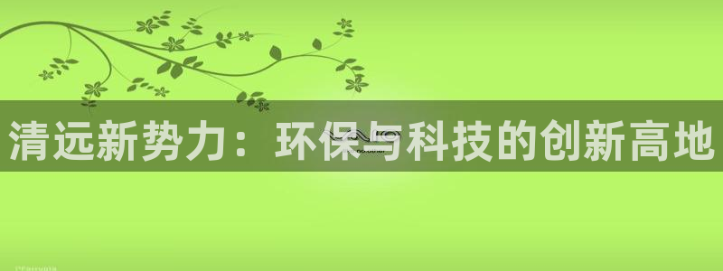 亿万先生换网址了吗：清远新势力：环保与科技的创新高地