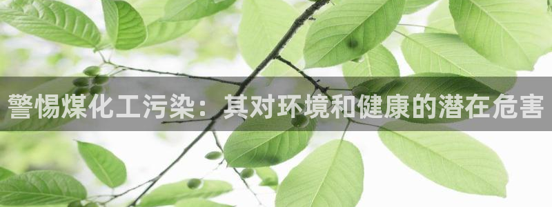 亿万手游官网首页：警惕煤化工污染：其对环境和健康的潜在危害